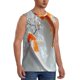 thumbnail image 2 of Fotbe Koi Fish Water Men's Camiseta sin Mangas Estampada para Hombres, Playera Casual para Gimnasio, Entrenamiento, Playa-Small, 2 of 7