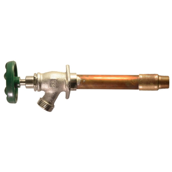 Arrowhead Brass 1/2 In. Copper SWT X 1/2 In. MIP Standard Frost Free Wall Hydrant