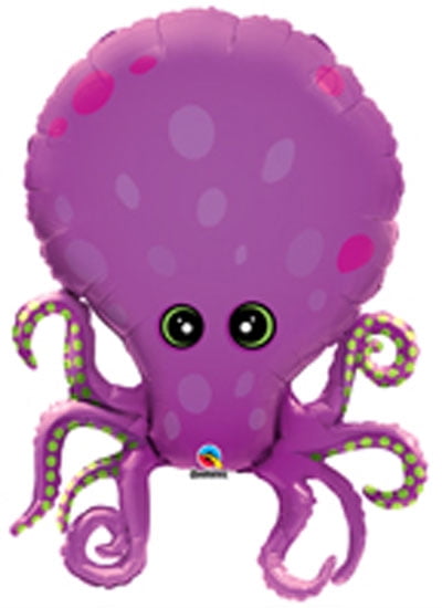 Seahorse Octopus Starfish Sea Turtle Ocean Creatures Foil Mylar Party Balloons 