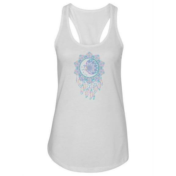 A Dreamcatcher With Moon Tank Women -Image by Shutterstock, Female Small