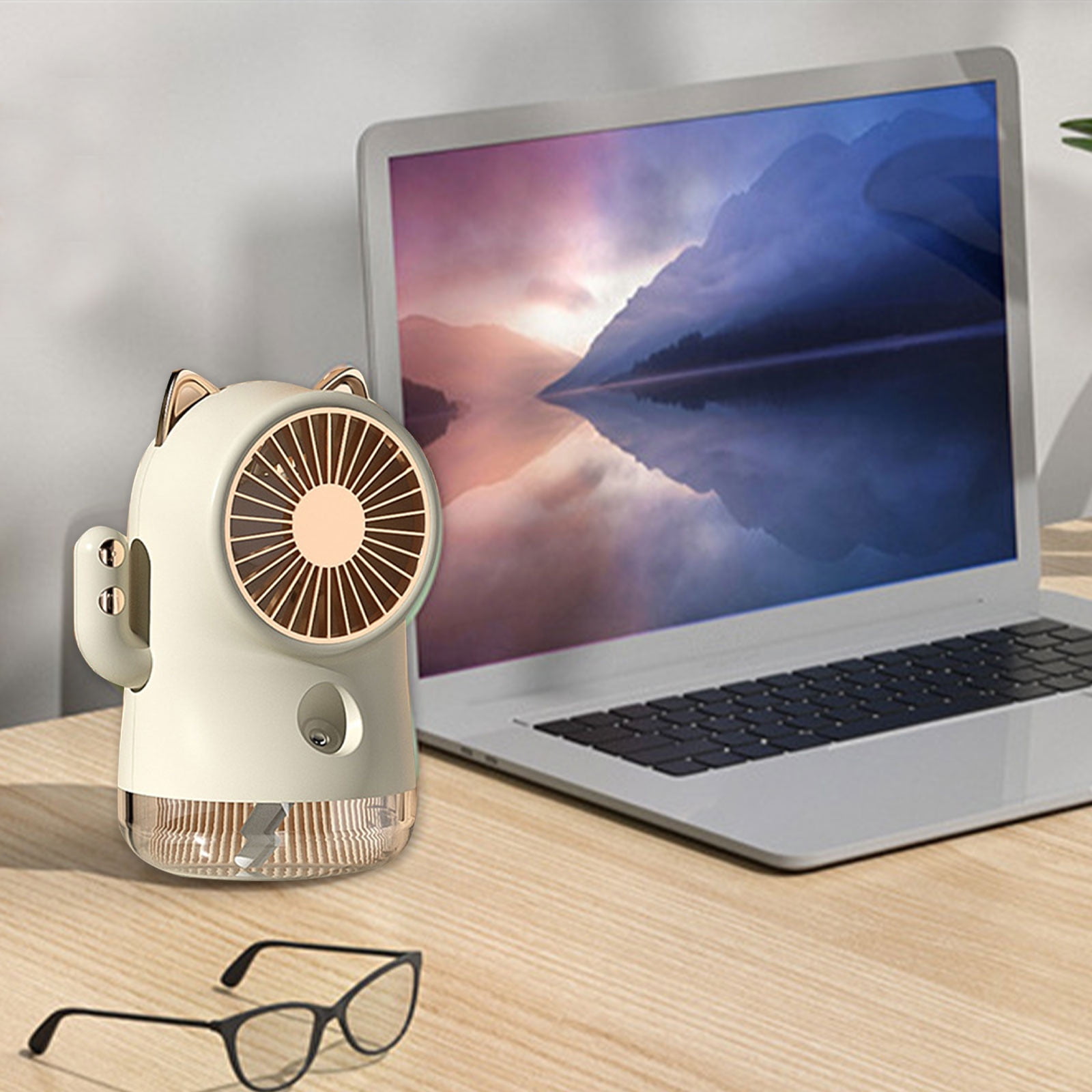 sruoe Air Conditioner, Portable Air Cooler, USB Personal Air Cooler, Portable Air Conditioners on Clearance, Mini Portable Air Conditioner Quiet Desk Cooler
