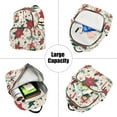 thumbnail image 5 of FORMRS Mini Backpack Purse for Women Travel Daypack Casual Shoulder Bag, Christmas Floral, 5 of 7