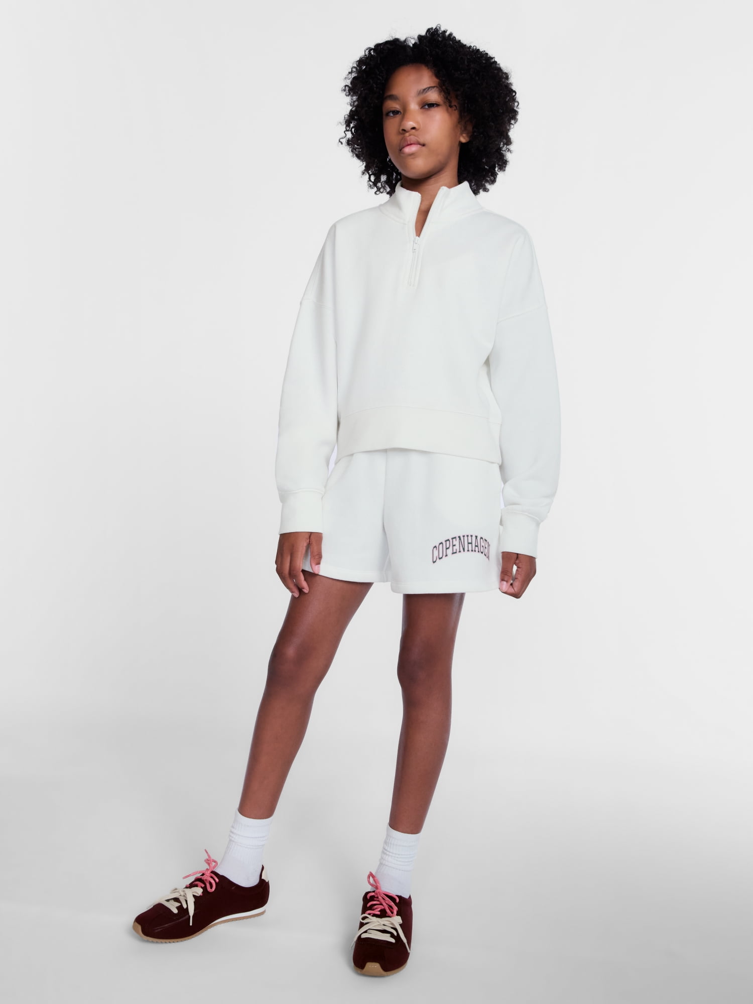 Weekend Academy Girls Fleece Quarter Zip, Sizes 4-18