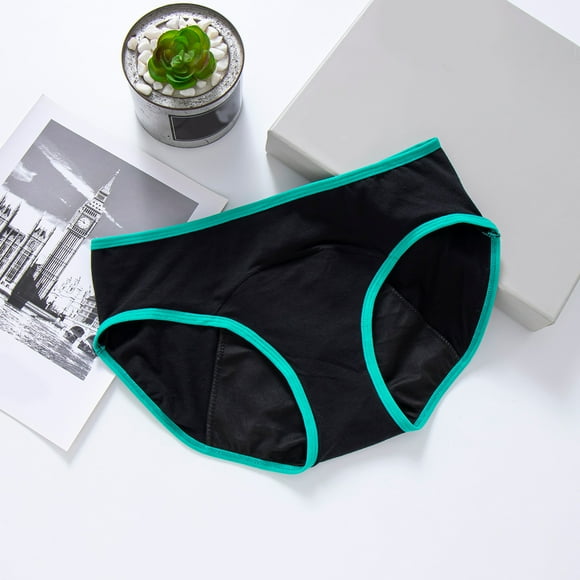Zjloe7sa panties for women Underpants Patchwork Color Underwear Panties Bikini Solid Womens Briefs Mint Green