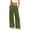 Army Green, variant on Linen Pants Women Lightweight Casual Summer Loose Fit High Waist Pants Straight Leg Comfy Solid Lounge Trousers with Pockets Navy XXL