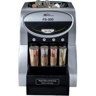Royal Sovereign Electric Coin Sorter, Anti-Jam, Coin Wrapper Tubes