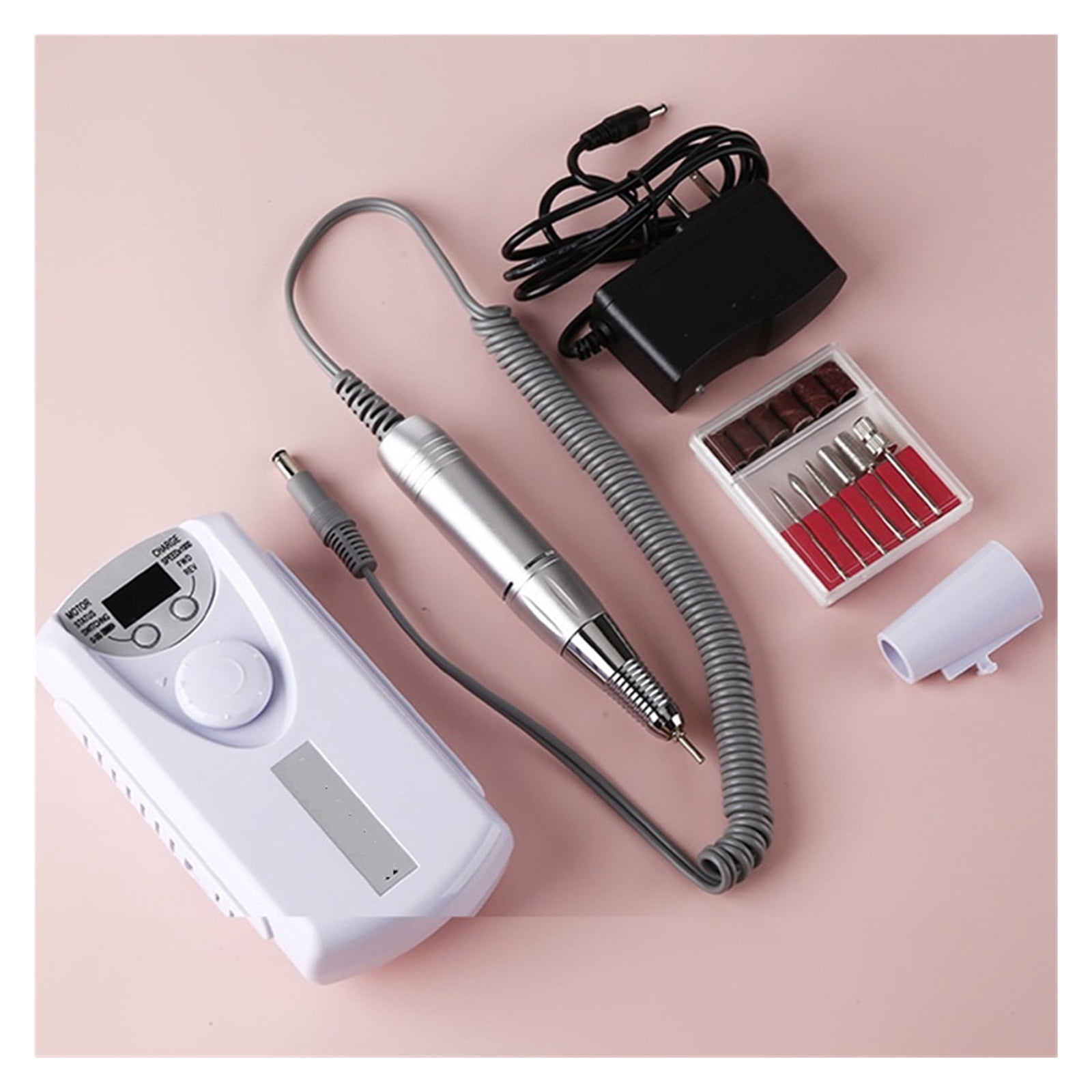 30000RPM Rechargeable Electric Nail Drill Machine With HD LCD Display Nail Master For Manicure Nail Art Tools ,Low Noise