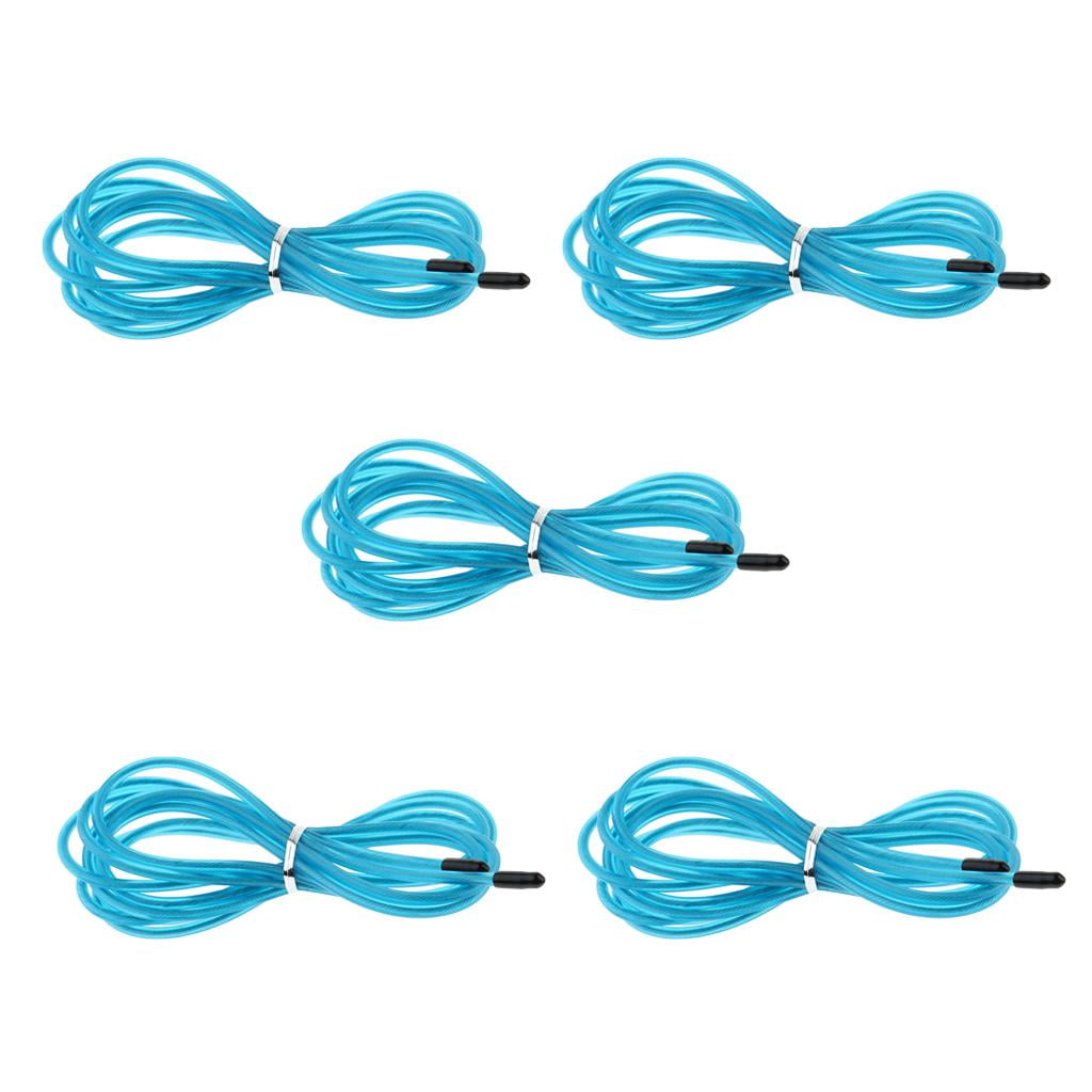 Axioma 5 Count Speed ​​Jump Rope Replacement Cable Lightweight Replacement Cables 5 Blue