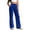 Blue Z, variant on Corduroy Cargo Pants for Women Drawstring Waist Straight Leg Trousers Pants for Women with Flap Pockets for Outdoor Activities and Casual Daily Wear