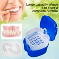 thumbnail image 5 of Lieonvis Denture Case,Denture Cup with Strainer,Complete Clean Care for Dentures,Denture Bath Box False Teeth Storage Box with Basket Net Container Holder, 5 of 9