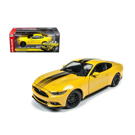 AUTO WORLD 1:18 MUSCLE CARS USA - 2016 FORD MUSTANG GT (Best Muscle Car In The World)