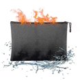 thumbnail image 1 of Liquid Silicone Fireproof And Waterproof Document Bag Zipper Storage Bag For Office Data Files, 1 of 3