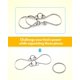 thumbnail image 3 of Juego de rompecabezas Coogam Metal Wire 16 rompecabezas con bolsa para niños, 3 of 5
