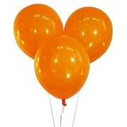 Creative Balloons 12" Latex Balloons - Pack of 100 Pieces - Decorator Sunburst Orange