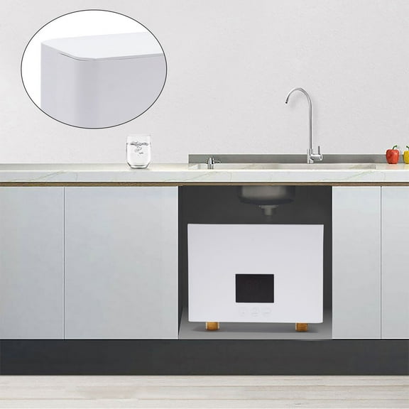 Miumaeov 110V 3000W Kitchen Electric Hot Tankless Water Heater Shower Instant Boiler Bathroom