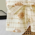 thumbnail image 4 of TAmten Boy Clothes Baby Boy Outfits 12-18 Months Baby Boy Clothes Short Sleeve T-Shirt Tee Tops Joggers Casual Elastic Shorts Summer Outfits Outfits & Dailywear Set 9-18 Months, 4 of 4