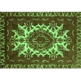 thumbnail image 1 of Ahgly Company Indoor Rectangle Oriental Green Industrial Area Rugs, 5' x 7', 1 of 4
