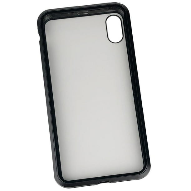 1x Funda de silicona Magnética Max Protección Móvil inteligente negro