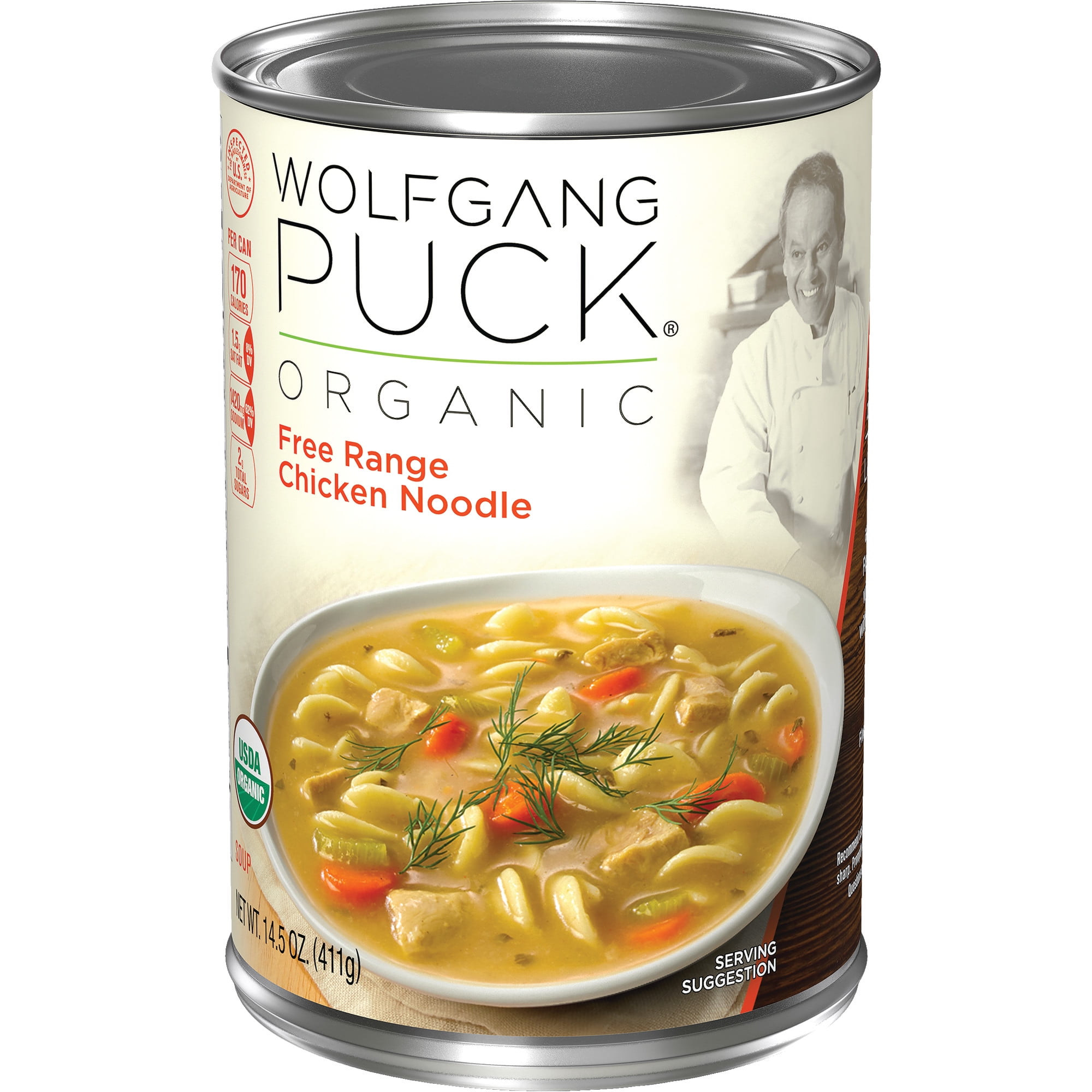 Wolfgang Puck Organic Free Range Chicken Noodle Soup, 14.5 oz