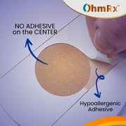 OhmRx Libre 3 & Libre 3 Plus Adhesive Overpatch – Waterproof, Hypoallergenic, Pre‑Cut Design, 25‑Pack (Multicolor)