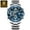 Blue Silver, variant on Men's Dual Display Quartz Watch – LED Backlight, Alarm, Waterproof, Sport Electronic Wristwatch