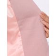 thumbnail image 5 of DARING DIVA Womens Business Blazer Vest Belted Dressy Sleeveless Blazer S Pink, 5 of 5