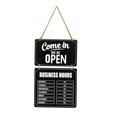 thumbnail image 3 of Kuntesetty Business Hours Sign Flip Open Closed Sign for Florist Coffee Bar Shop Window black, 3 of 9