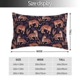 thumbnail image 2 of Fuzoiu Leopard Print Print Pillow Case with Hidden Zipper,Pillow Covers,Soft and Comfortable Pillowcase-16"x24", 2 of 6