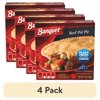 (4 pack) Banquet Beef Pot Pie, 8g Protein, Frozen Meal, 7 oz.