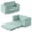 Teal-Large, variant on Teal Large Convertible Fold Out Lounge Chair 2-in-1 Sofa for 1-5 Years