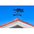 thumbnail image 5 of EZ Vane USA Flag Weathervane — Post Mount, Wind Cups, Antique Copper Finish, Steel with Durable Triple Powder Coating, Handcrafted in USA, 5 of 10
