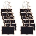 thumbnail image 1 of Double-Sided Blackboard with Hanging Rope 12-Piece Mini Blackboard Set, 1 of 5