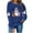 Blue, variant on Halloween Sweatshirt Fall Long Sleeve Funny Ghost Crewneck Spooky Raglan Graphic Pullover Shirts