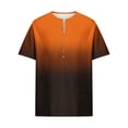 thumbnail image 3 of Fancifize Mens Big and Tall Button Down Shirts Short Sleeve Casual Gradient Printed Hipper Shirt Summer Hawaiian Beach Tops, 3 of 5