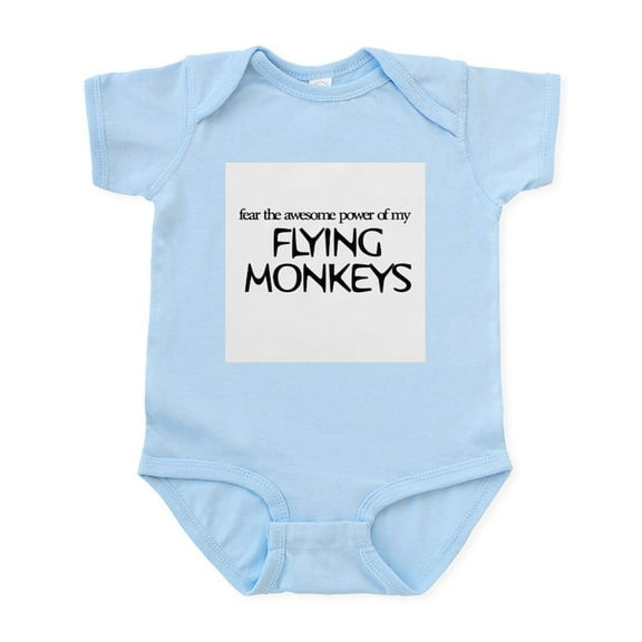 CafePress - Flying Monkeys Infant Bodysuit - Baby Light Bodysuit, Size Newborn - 24 Months