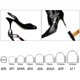 thumbnail image 3 of 3 pares de reparación de tacones, reemplazo de zapatos de tacón alto/zapatos de salón, reparación de tacones 11mm, 3 of 9