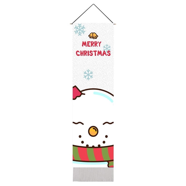 Christmas Series Santa Hanging Painting Background Wall Living Room Decoration Digital Printing Pendant