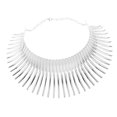 thumbnail image 3 of Collier Bavoir Déclaration en Alliage Collier Ras du Cou Déclaration pour Femme Fille, 3 of 7
