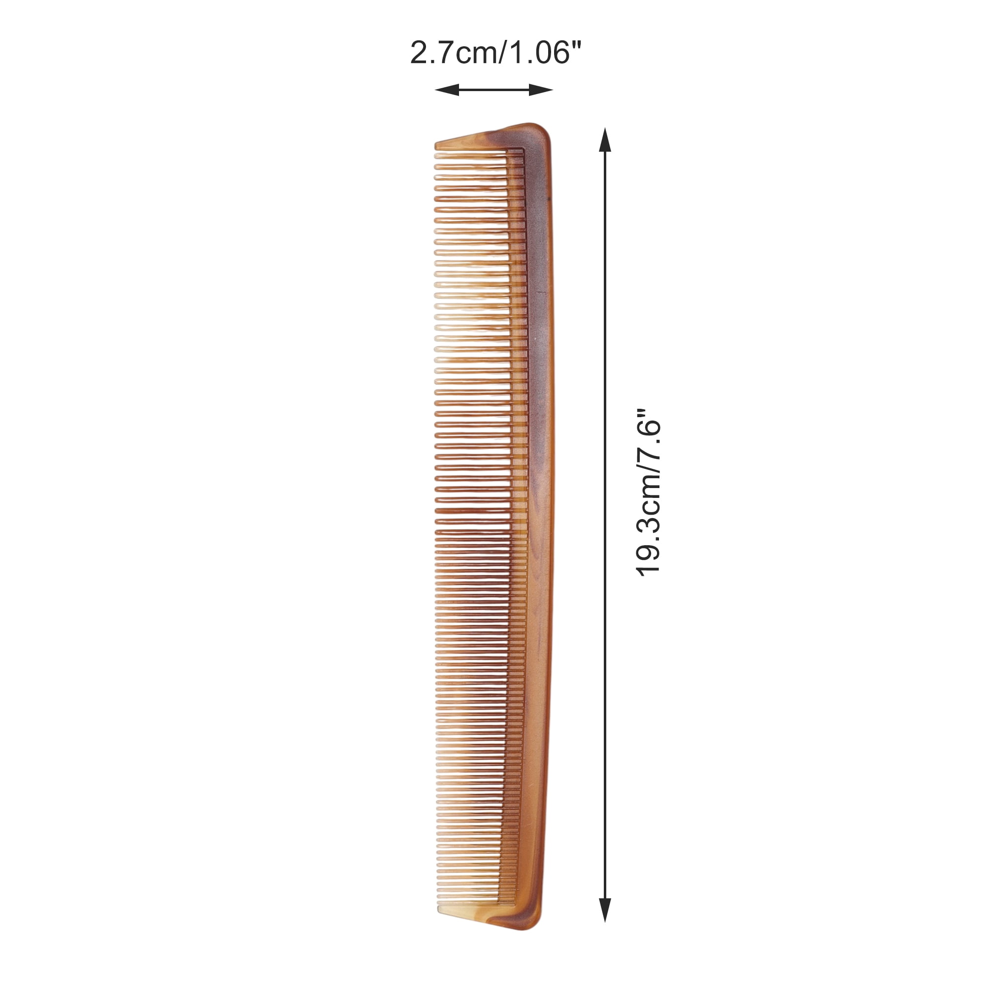 Unique Bargains 1 Pc Lightweight Two-Color Flat Comb for Curly Hair and All Hair Types