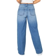 Celebrity Pink Women's and Women's Plus Baggy Wide Leg Jeans, Available in 30, 32, and 34 inseams, Sizes 1-24W