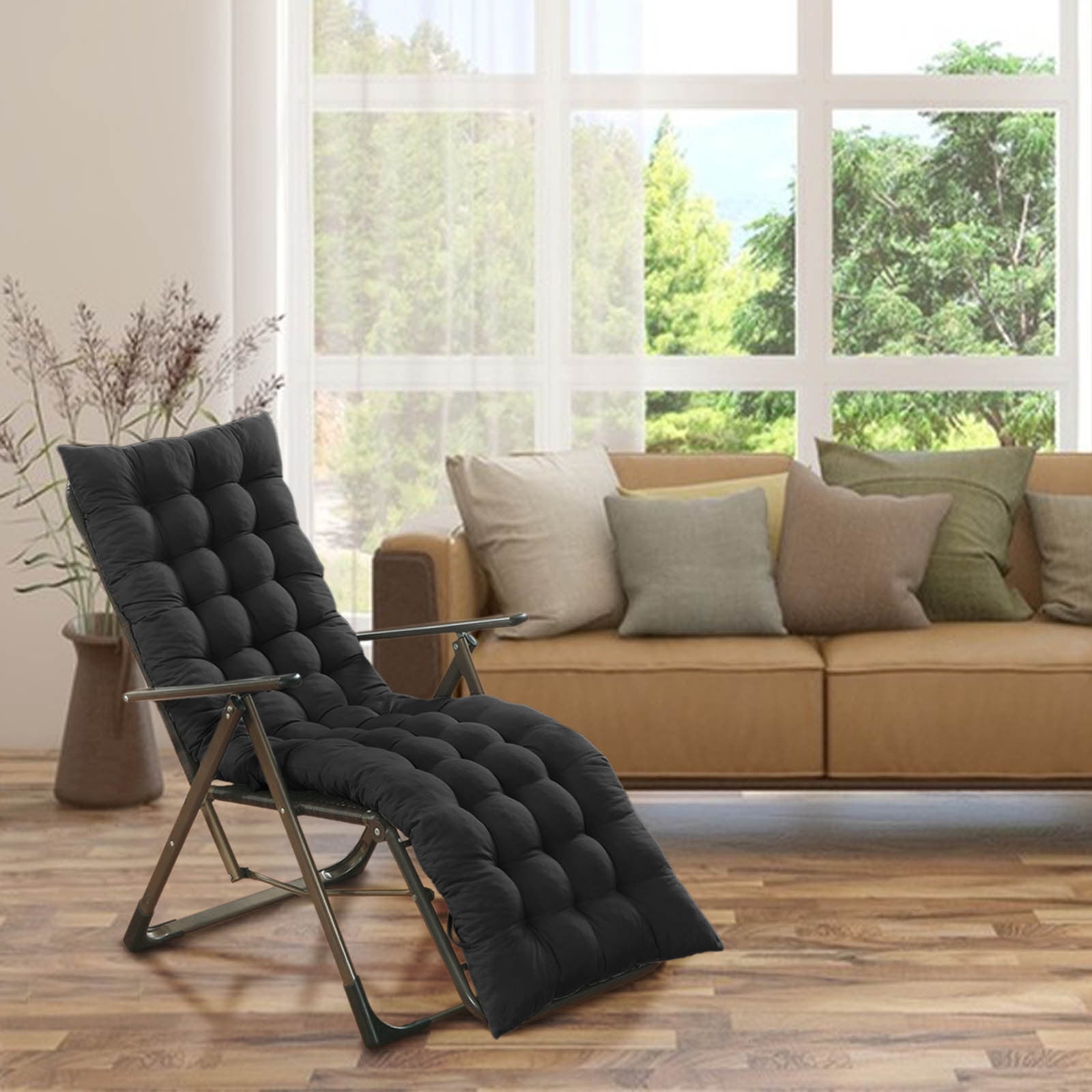 DcGZvy Chaise Lounge Chair Cushions Outdoor Lounge Furniture Lounger Cushions for Outdoor Furniture Patio Chaise Lounge Covers Patio Chair Cushions Pool Lounger Cushions