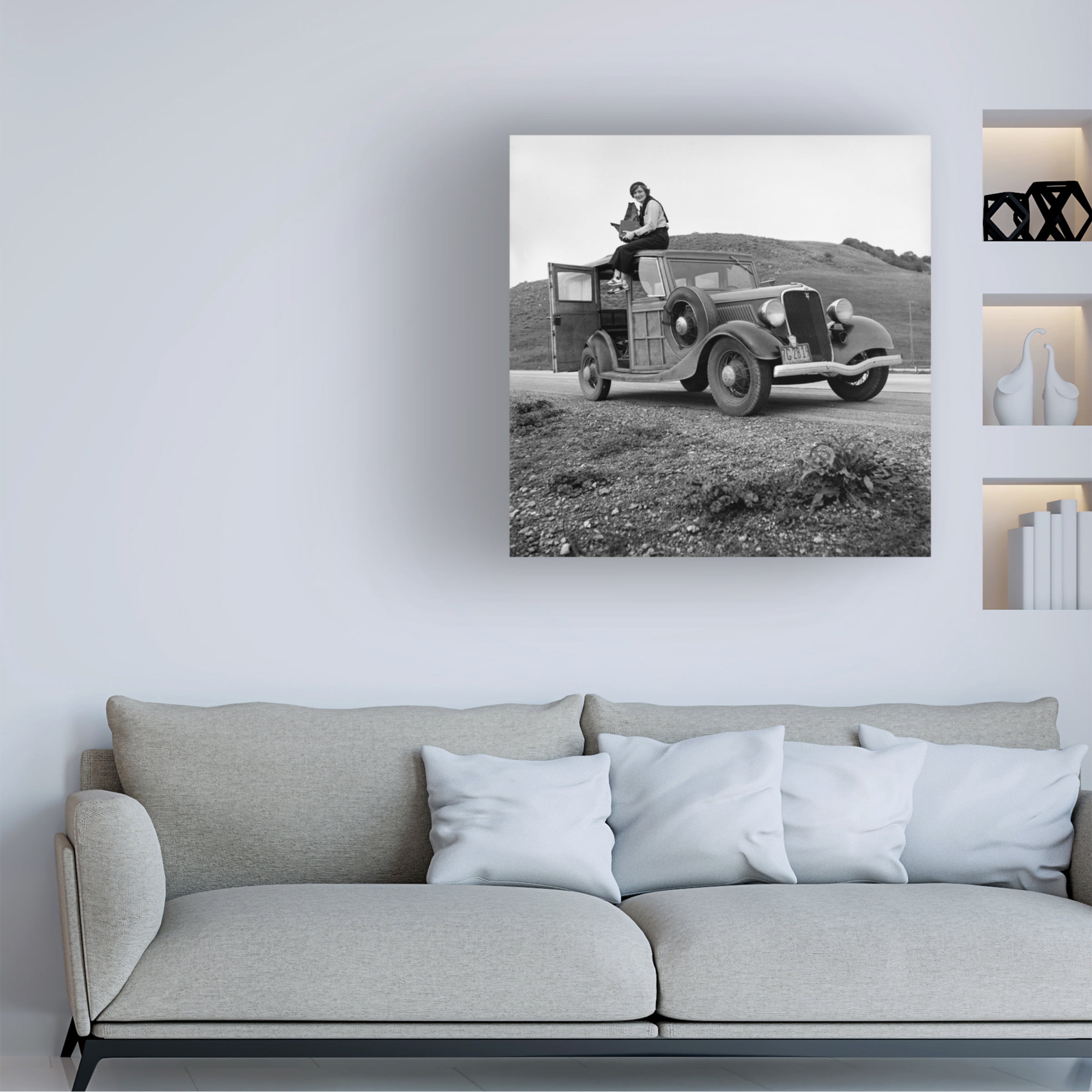 Print Collection 'Dorothea Lange Portrait of the Photographer' Canvas Art