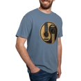 thumbnail image 4 of CafePress - Old And Worn Acoustic Guitars Yin Yang - Mens Comfort Colors Shirt, 4 of 5