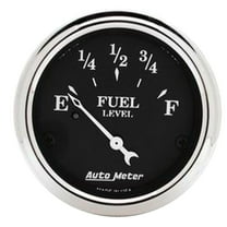 AUTO METER 1717 Old TYME Black Fuel Level Gauge