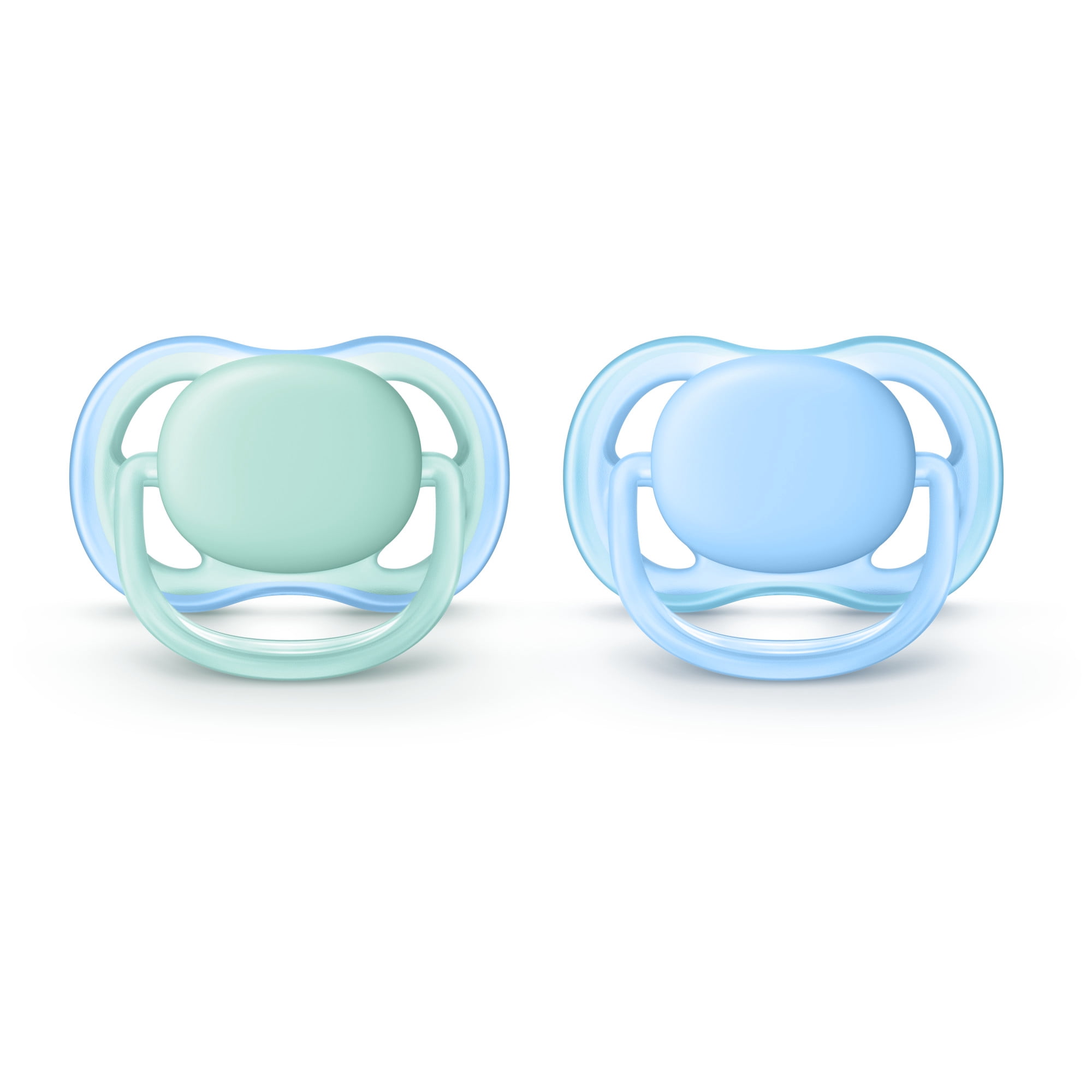 Philips Avent Ultra Air Pacifier, 0-6 Months, Blue/Green, 4 Pack, SCF244/40