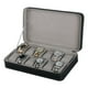 thumbnail image 5 of Caja de Reloj Hugo con Cremallera de 12 Ranuras Estuche de Almacenamiento de Cuero PU, 5 of 10