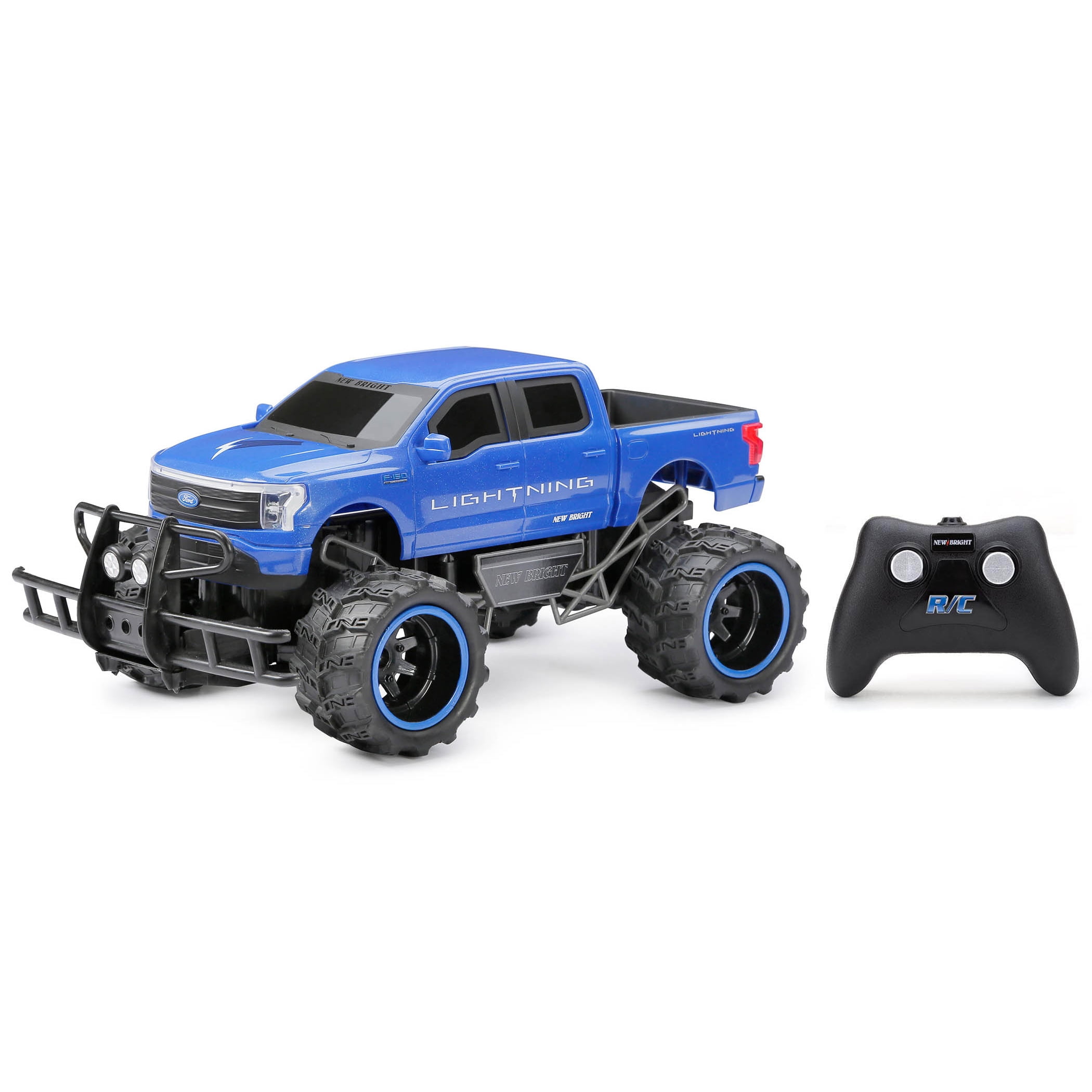 New Bright (1:14) Ford Lightning Battery Radio Control Truck, Blue, 61474U-6B