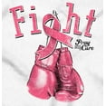 thumbnail image 2 of Fight Boxing Breast Cancer Warrior Women's Plus Size Graphic Tee Brisco Brands 2X, 2 of 4