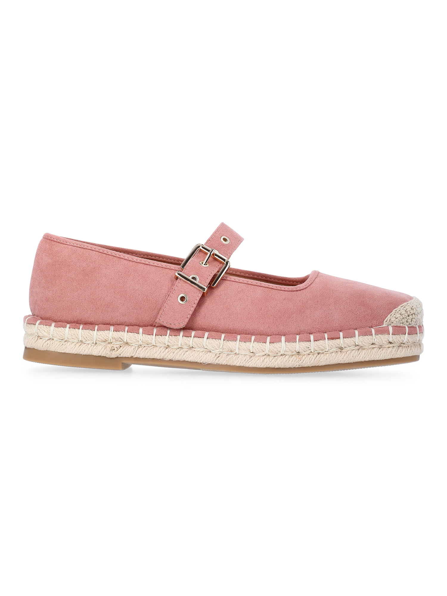Time and Tru Women's Espadrille Mary Jane Flats
