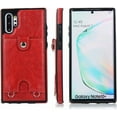 thumbnail image 3 of PU Leather Wallet Case for Samsung Galaxy Note 10 Necklace Lanyard Case Cover with Card Holder Adjustable Detachable Anti-Lost Neck Strap Case for Samsung Galaxy Note 10,6.3",Red, 3 of 17